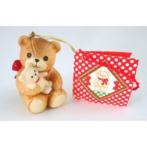 Vintage Lucy & Me Bear Christmas Ornament 1983 Enesco